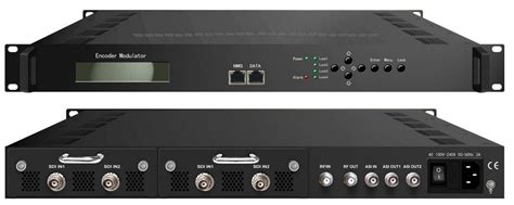 2x 3G HD-SDI to COAX HD RF Modulator To Channel with IP WEB Remote Control Key Features Real Time Live Distribution, 480i 720p 1080i 1080p Full HD Encoder Modulator, Dolby AC3 Audio Encoding QAM, ATSC, DVB-T, ISDB-T, DVB-C, DMBT Modulation Selectable From Color Display, One-Click setup Features and Benefits. . Rf sdi mosulator
